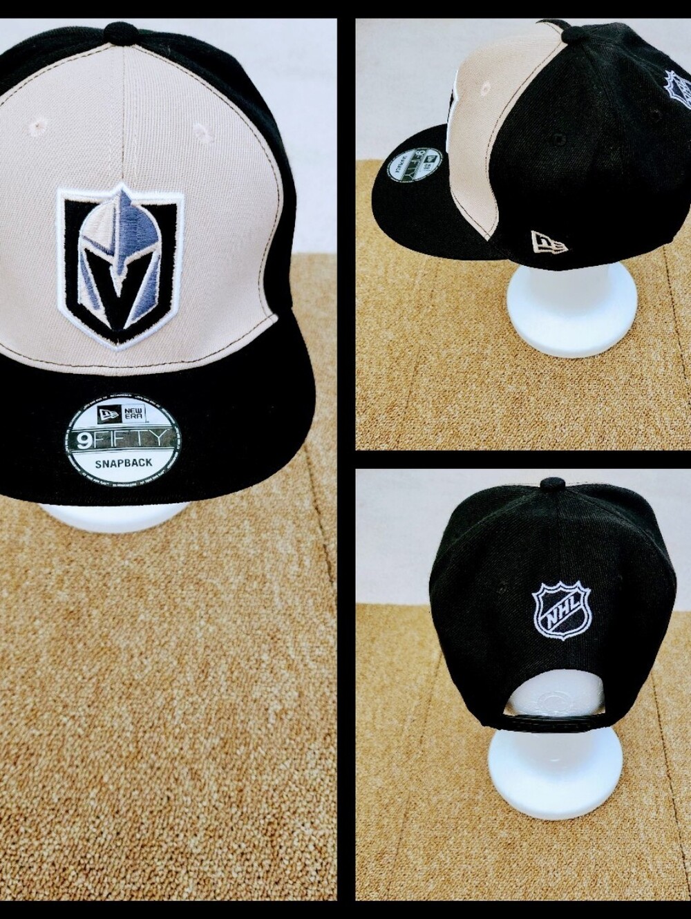 VEGAS GOLDEN KNIGHTS NHL HOCKEY SNAPBACK HAT.